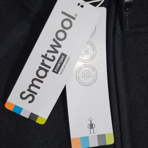Smartwool Hudson Trail Jacket Women Sz Small Fleece Full Zip Pockets Merino Wool - Picture 15 of 15